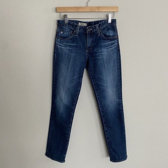 Ag Adriano Goldschmied Denim - AG Adriano Goldschmied The Stilt Jeans Womens 27 Cigarette Leg Blue